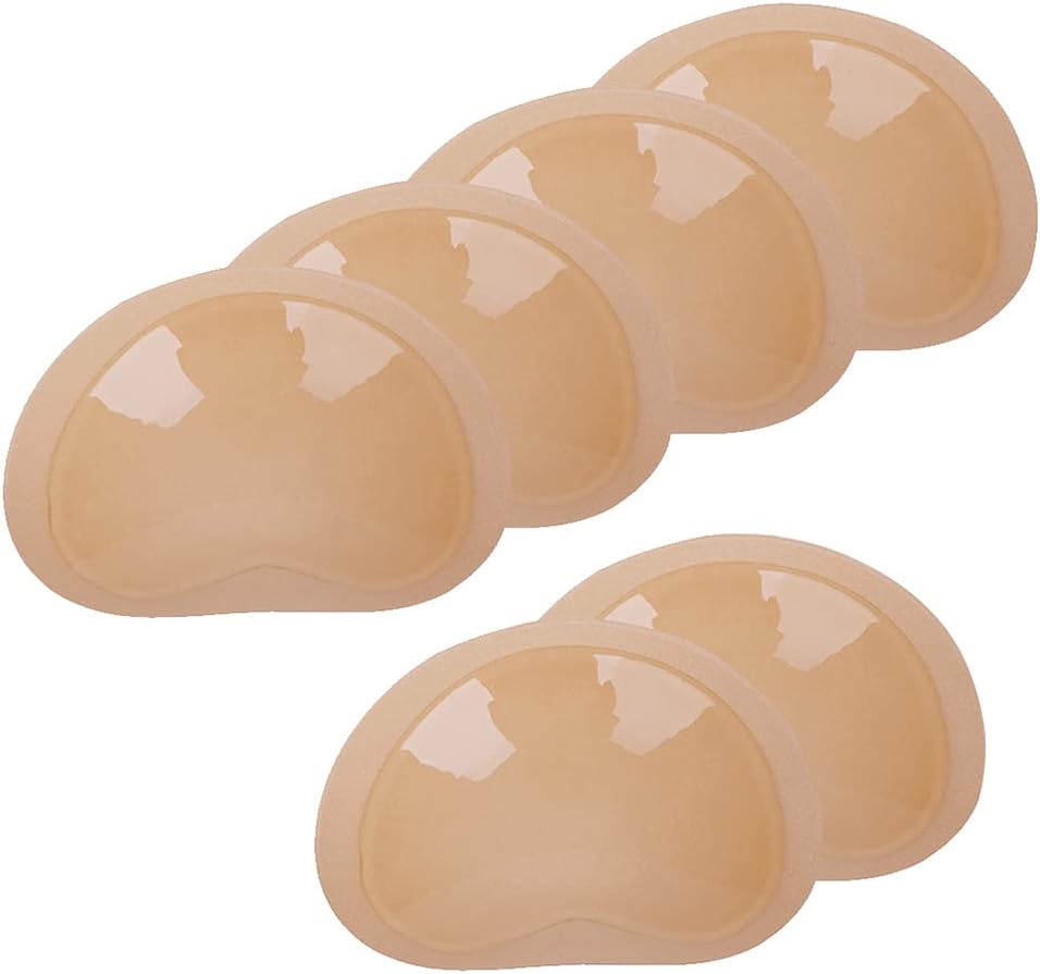 Silicone Bra Breast Inserts Lift Breathable Push Up Sticky Bra Cups For Women (3 Pairs)
