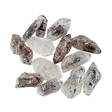 ✔Gemstone - Black Herkimer Quartz | Weigth - Approx. 25carats | Stone Size - Approx. 10 to 16mm | Qty - Approx. 11 to 13pcs | Stones Shape & Cut :- Raw/ Irregular Shape | AAA Grade ✔100% Natural Raw Gemstones – Authentic, untreated natural raw gemsto...