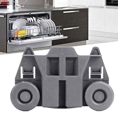 GLOGLOW 4 peças de rodas inferiores para lava-louças, peças de substituição para rodas de lava-louça