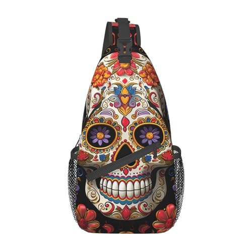 Mochila pequeña tipo sling negra para ciclismo y senderismo miniatura 1