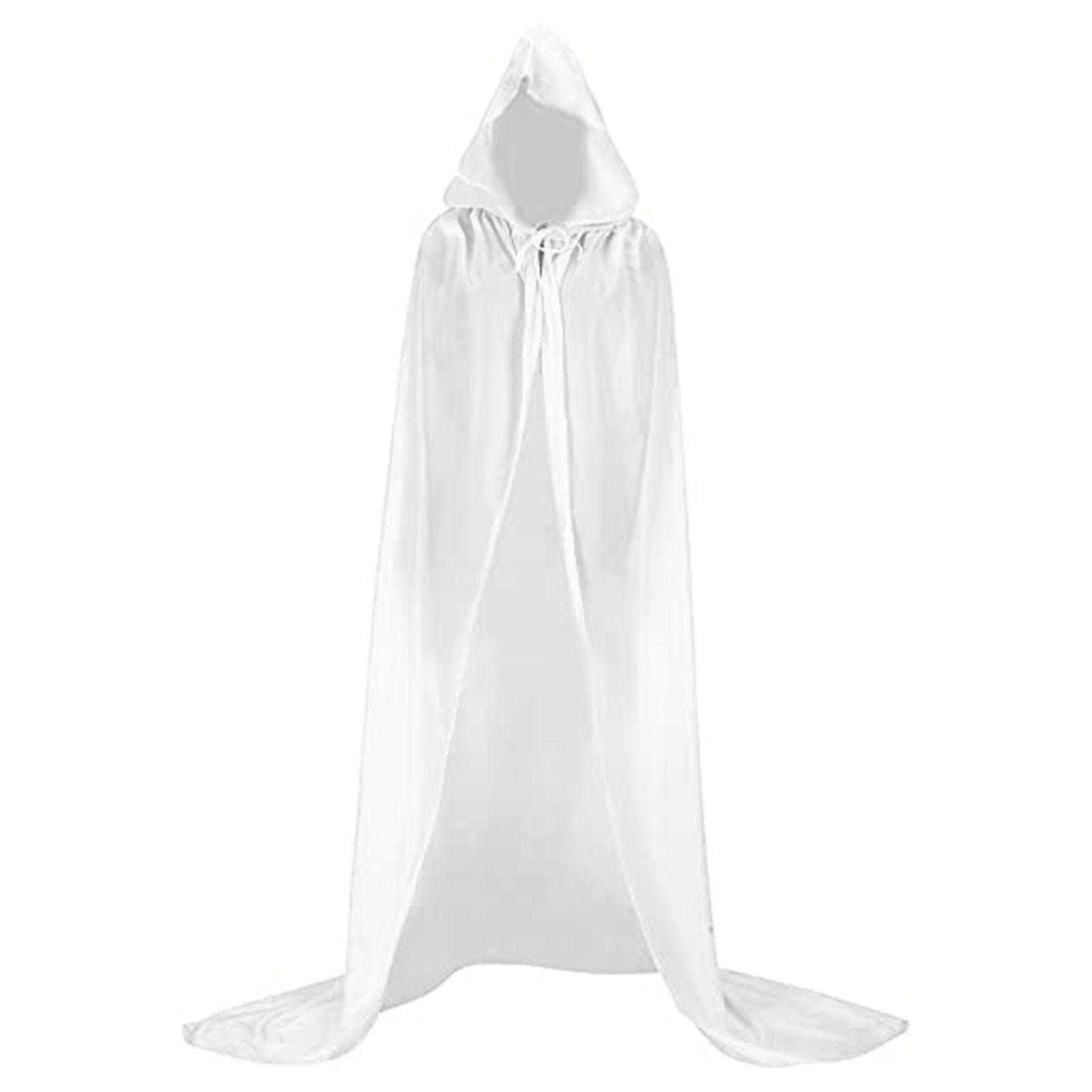 Voiakiu Tunic Hooded Robe,Unisex Black Cape with Hood | Cosplay Costume for Halloween Fancy Cloak