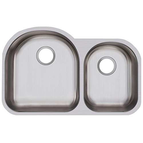Exclusive Discount 50% Price Dayton DXUH3119R Offset 60/40 Double Bowl Undermount Stainless Steel Sink 🔥 Hot Deals Dayton DXUH3119R Offset 60/40 Double Bowl Undermount Stainless Steel Sink