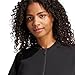 adidas Women's SL+ Fleece Bomber Sportswear Track Top, Black, Small