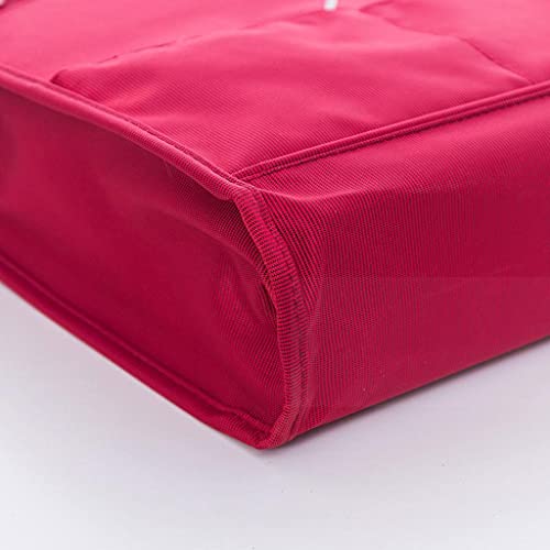 Document Bag Business Portable Leisure Shoulder Bag Briefcase Document Pocket Large Capacity Multi-Color Optional File Folder (Color : Purple)3