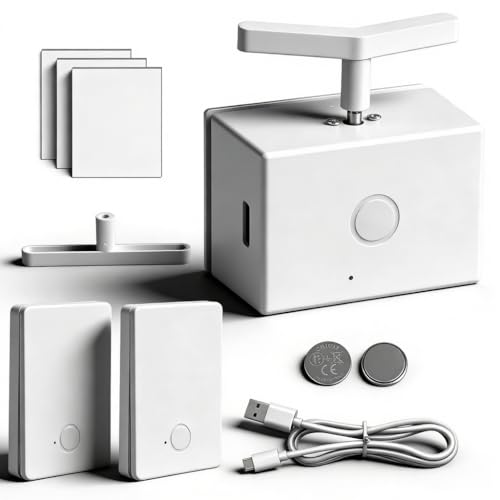 Interrupteur sans Fil RF 433Mhz avec Récepteur Mini Kit Va-et-Vient Sans Câblage Interrupteur d’Éclairage Mural Standard 86 Portée 50 m Compatible AC 85-250 V pour Lampes LED et Prises