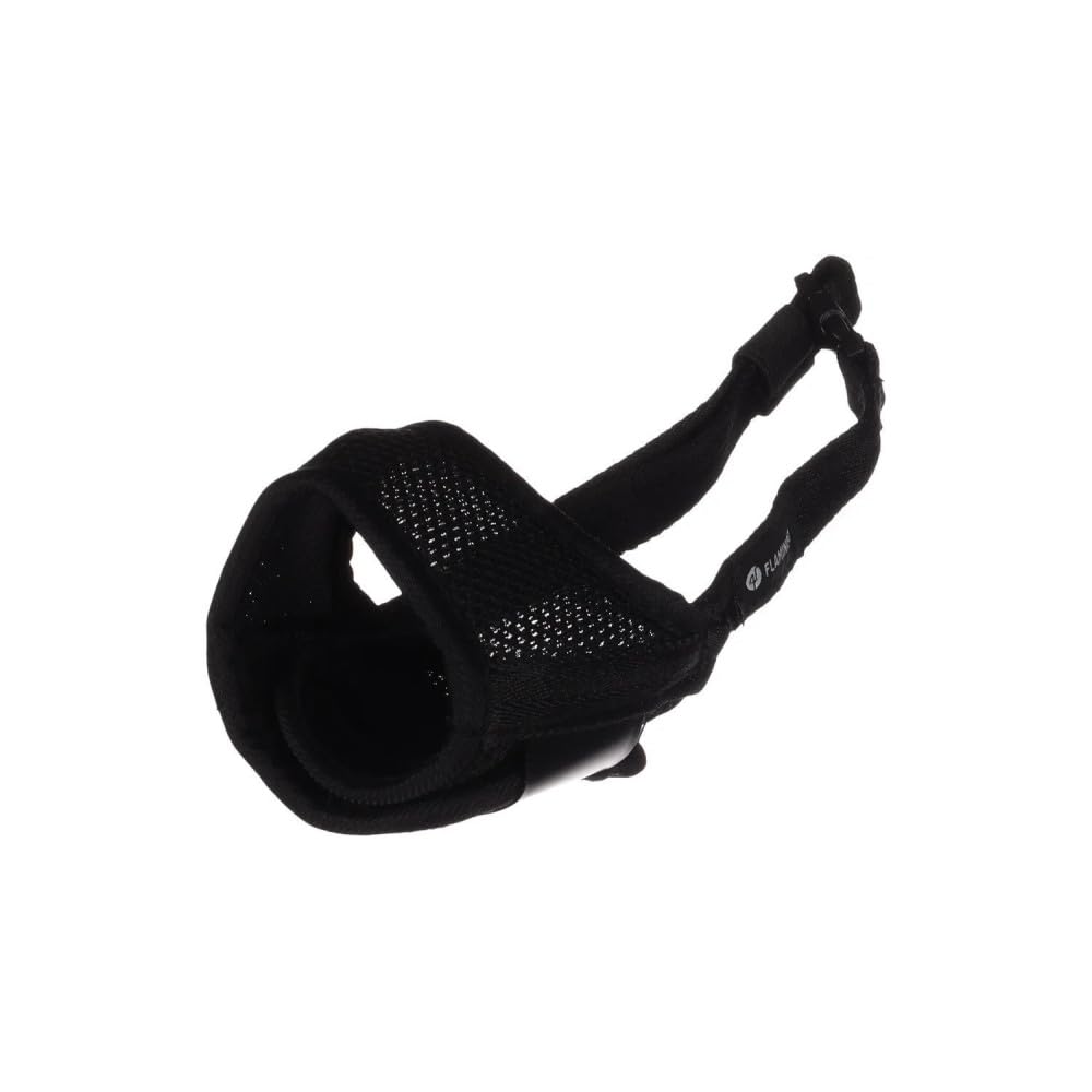 MUZZLE ROLO BLACK M NECK 37-69CM / NOSE 18-21CM