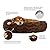 Best Friends by Sheri Luxury Faux Fur Donut Cuddler (30x30), Dark Chocolate - Small Round Donut Cat and Dog Cushion Bed, Orthopedic Relief