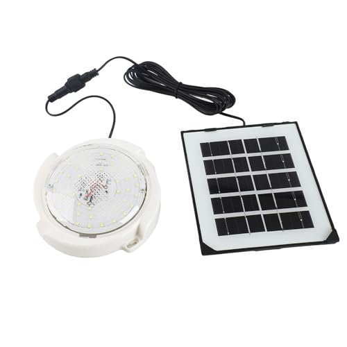 OPPWONG ソーラーシーリングライト高輝度50LEDリモコン小屋屋内屋外使用用 (45W) [2]