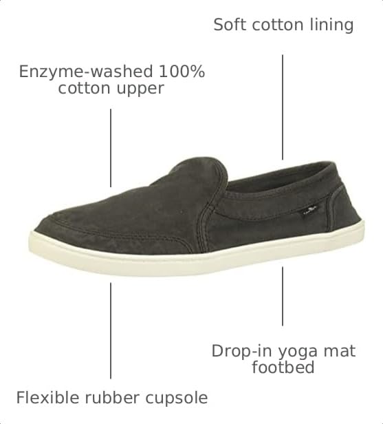 Image of Sanuk Womens Pair O Dice Loafers | Womens Shoes | Slip On Shoes for Women | Women's Slip-on Loafers | Comfort Footbed