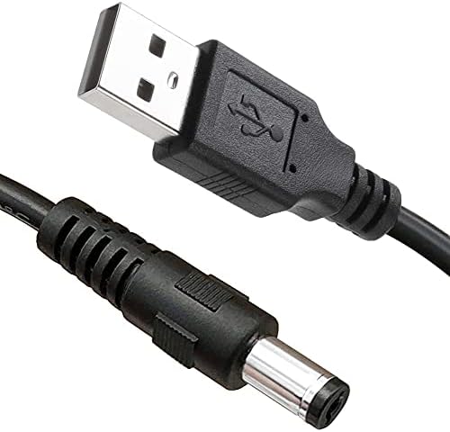 ZZS USB Power Charger Cable Cord Compatible for SOAIY Aurora Night Light Projector Lamp Mood Lighting, Black