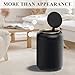 onlcuk Motion Sensor Bathroom Trash Can with Lid, 3 Gallon / 11L Automatic Bathroom Garbage Can, Smart Black Garbage Can, Touchless Trash Bin, Small Waste Basket for Bedroom, Kitchen, Apartment,Office