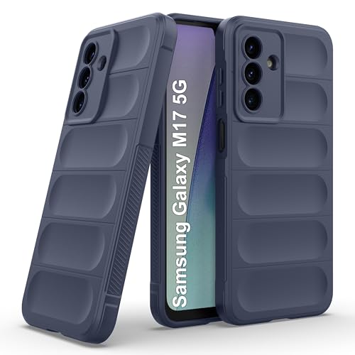 Image of Zapcase Back Case Cover for Samsung Galaxy M17 5G | Compatible for Samsung Galaxy M17 5G Back Cover | Liquid Silicon Magic Case with Camera Protection | Sapphire