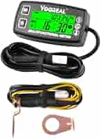 Temperature Gauge Yooreal Digital Engine Meter Tachometer And Hour Meter Removable Temp Probe Waterproof For Scooter Snowblower Mini Bike Motorcycle Lawn Tractor Generator Dump Truck Par Meter