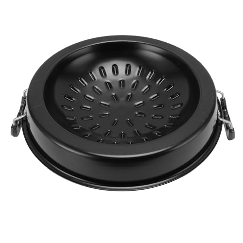 Eujgoov Thai BBQ Grill Pan 2 in 1 Non Stick Even Heating Aluminum Hot Pot Grill for Versatile Cooking Experience in Home Use Friends Gathering - Aluminum (35cm/13.78in Black)