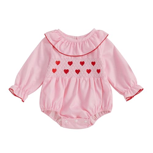 My First Valentine's Baby Girl Outfit Romper