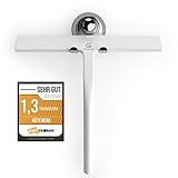 SCHÄDEN IM BAD VERMEIDEN - Die Silikon Kunststoff Hülle des Duschwischer ist rutschfest und auch bei Nässe griffig. Der Gummi wirkt bei einem Fall dämpfend und vermeidet so Schäden in Dusch und Bad.