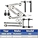 labwork 10pc Front Upper Control Arms Ball Joint Assembly Tie Rod End Sway Bar Link Kit Driver & Passenger Side Replacement for Hummer H3 H3T 2006-2010