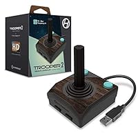 Hyperkin &quot;Trooper II&quot; Premium Atari 2600 Style Wired USB Joystick Game Controller For PC/Mac/Raspberry Pi/Retro Pie/Linux