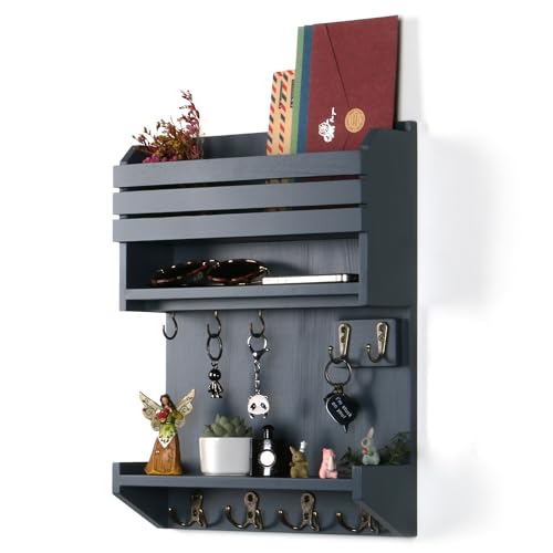 Innovation Key Holder for Wall, Wall Mounted Mail Organizer with