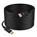 GearIT Gold Plated DisplayPort to DisplayPort Cable 15 Feet - 4K Resolution Ready (DP to DP Cable) Black