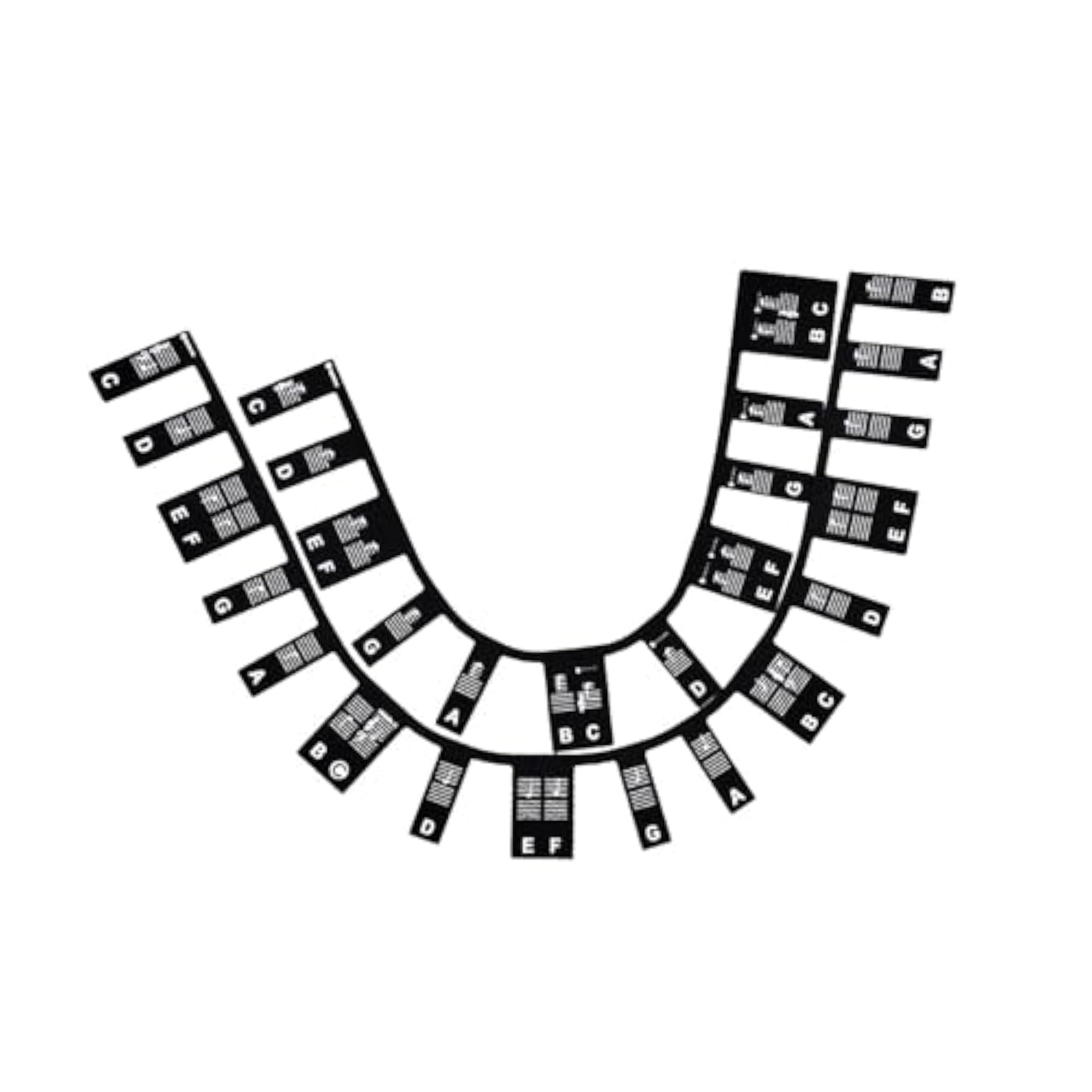 Removable Piano Notes Guide Sticker for 61 Keys