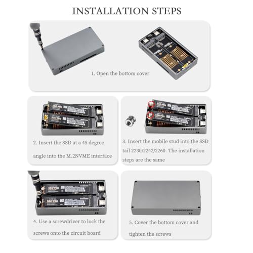 PH8586R Caja Externa M.2 NVME SSD USB3.2 GEN2X2 RAID miniatura 7