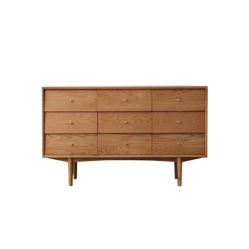 Buferas Möbel für den Eingangsbereich, massive Eiche, 160 x 40 x 85 cm, Schrank für Schlafzimmer, Wohnzimmermöbel, einfach mit Schubladen, Küchenmöbel