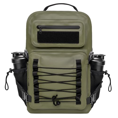Miramrax Dry Bag Waterproof Backpack 30L Tactical Backpack for Kayaking Hiking Boating Paddle Boarding Fishing Travel Camping Beach Floating Dry Bag for Men Women (Green)