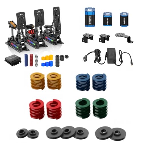 SIMSONN PRO X Ultra Pedale + VAM Pro Motoren + Set aus geformten Federn und Distanzstücken