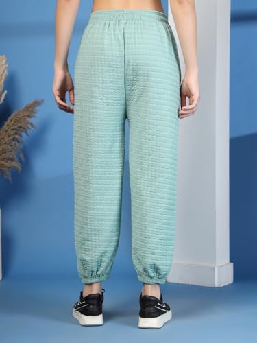 Image of UZARUS Women's Ultra-Soft Baggy Fit /Relaxed Fit Joggers with Side Pockets & Gripped Hem