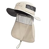 Calamus UPF 50 Boonie Sun Hat with Neck Shield Sun Protection Fishing Hat Neck Flap, Beach & Hiking...