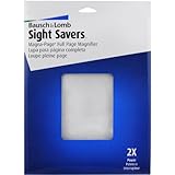 Bausch & Lomb 2X Magna-Page Full-Page Magnifier with Molded Fresnel Lens, 8.25 x 10.75 Inches (819007)