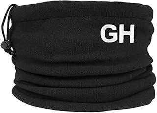 TeddyTs Personalised Initials Black Fleece Sports Snood with Adjustable Toggle