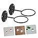 SUPVOX 2sets Baseball Wall Mount Rack Display Stand for Softball Golf Balls Easy Install