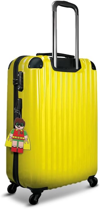 Miniatura 2 de Lego Batman Movie Robin - Etiqueta de silicona para equipajemochila (51751), identifica equipaje para vacaciones de primavera o vacaciones de verano