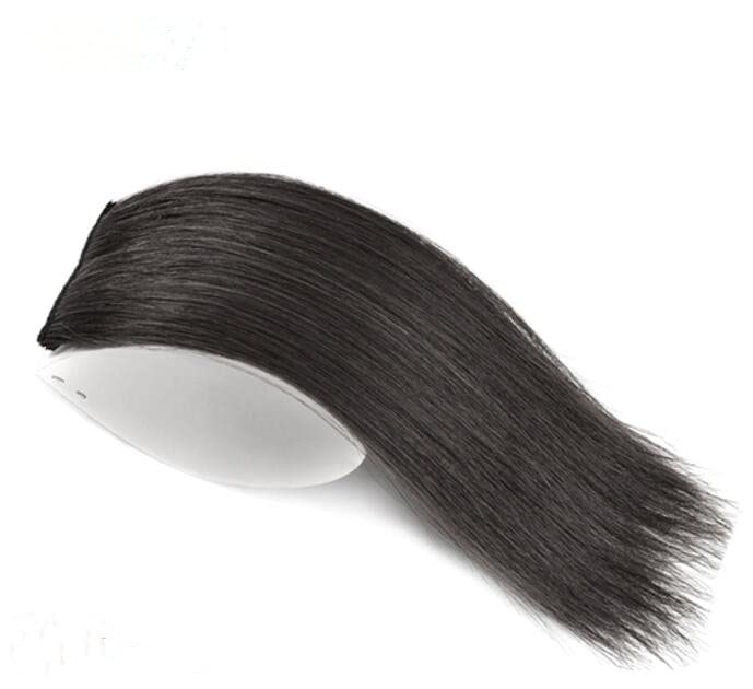 Miniatura 4 de Almohadilla de pelo sintético invisible sin costuras, con clip, extensión de cabello para cabello fino para mujeres, 2 unidades de 8 pulgadas (14