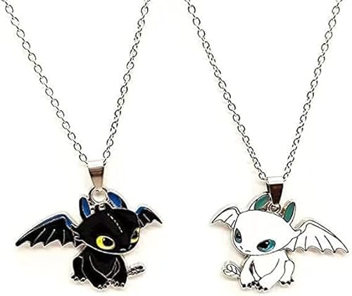 2 PCS Couple Necklace Best Friend Bestie Pendant Puzzle Matching Yin Yang Necklace Gifts for Lover Women Friendship BFF Set