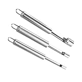 Mit der scharfen Klinge aus hochwertigem Edelstahl gelingt das Entkernen von Äpfeln im Handumdrehen. Durch die starke Edelstahlklinge entkernen Sie mehr Äpfel in kürzerer Zeit.