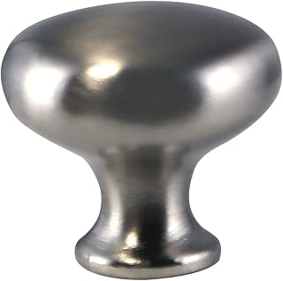Design House Cabinet Knob, Satin Nickel | Surface, Classic, Zinc, 5-Pack, Hardware, 564567