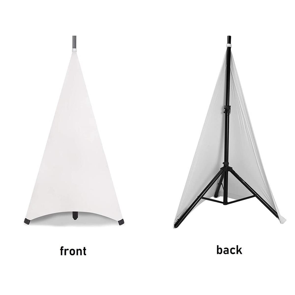 Universale DJ Luce Altoparlante Copertura Cavalletto Doppio Lato Treppiede Rock Copertura Scrim Materiale, 2 Pezzi