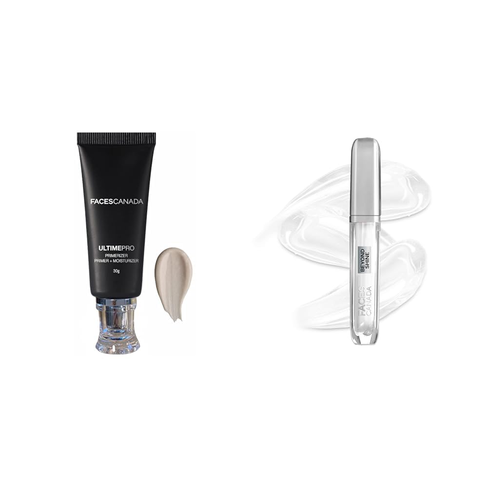 FACESCANADA Ultime Pro Primerizer Primer + Moisturizer, 30 g & Beyond Shine Lip Gloss - The OG 07, 3.8ml-image-18