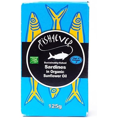 Fish 4 Ever Sardines in Organic Oil Cover