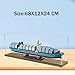 Acrylic Display Case for Lego 10241 Maersk Cargo Ship Building Set– Dustproof Display Box & Showcase,, Compatible with Lego 10241 -Only Display case (Wood Base)