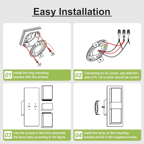 Image of OKELI Modern Wall Sconce Set of 2, LED Wall Mounted Light Indoor Dimmable Wall Light Fixture for Bedroom, LED Vanity Lights for Bathroom Wall Lights for Living Room, Hallway, Entryway, Corridor