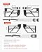VEVOR Jeep Tube Doors, 4-Door, Hunting Style Jeep Tubular Door with DOT Certified Rear View Mirrors, Jeep Doors with Rear Mirrors for 2018-2024 Jeep Wrangler JL & 2020-2024 Jeep Gladiator JT