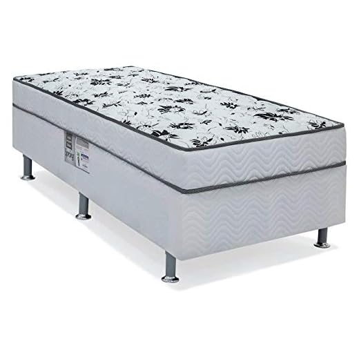Cama Box Conjugado Spring 43cm Solteiro 88cm em Molas Nanolastic