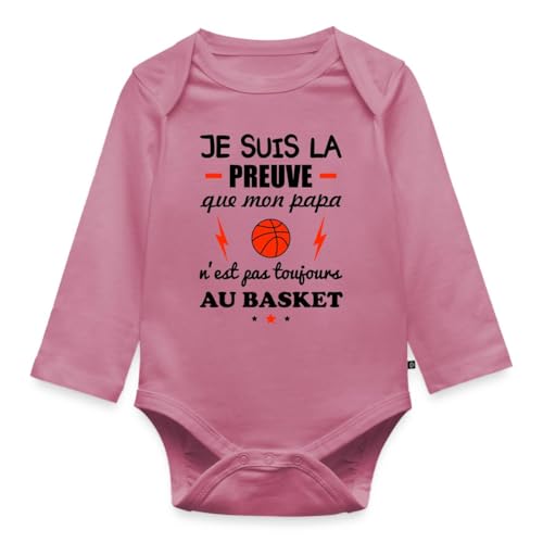 Body Bébé Bio Preuve Que Mon Papa Basket pour des instants complices