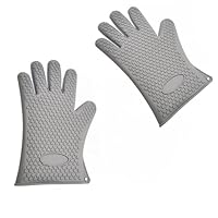 Guanti Da Forno E Presine Set 4 Pezzi - Resistente Al Calore 300°C - Foto 4