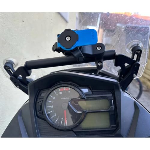 Fixation moto navigateur barre haut de gamme pour cockpit Suzuki V-Strom 650 XT support robuste - 6