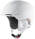 ALPINA Unisex - Erwachsene, GRAND LAVALAN Skihelm, white-prosecco matt, 54-57 cm